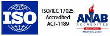 View our Accreditation Certificate & Scope here